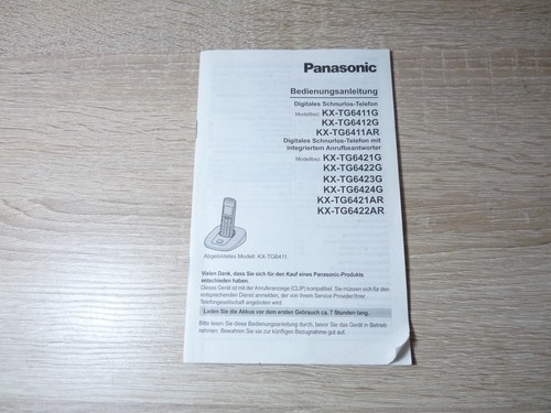 Panasonic bedienungsanleitung - panasonic,